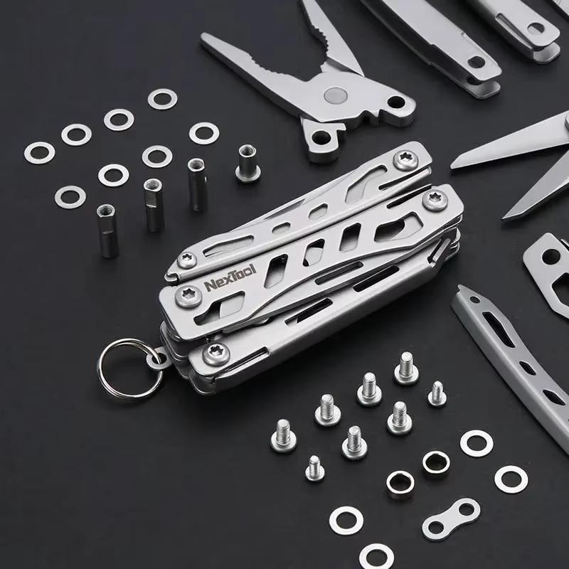 Alicate multifuncional NexTool Mini Flagship 10 en 1 EDC, (color negro)