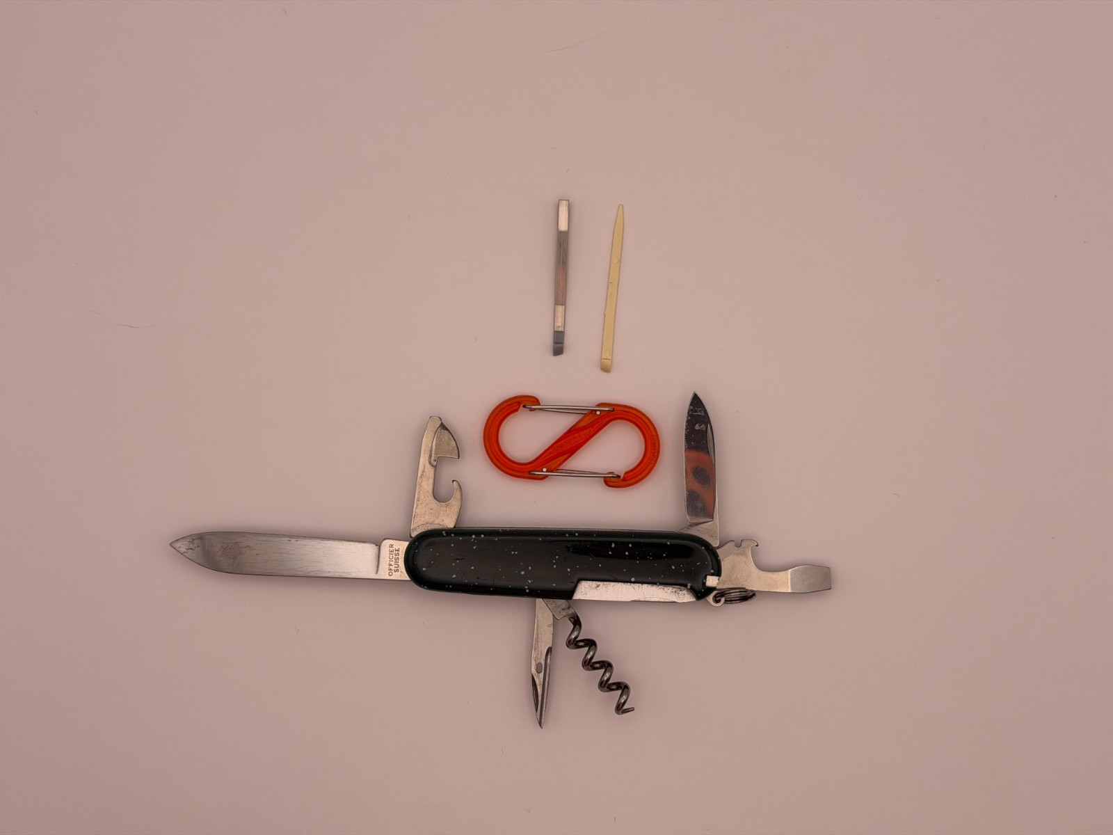 Victorinox LL Bean Camper Swiss Army Knife Rare Green Speckle Exclusive Edition
