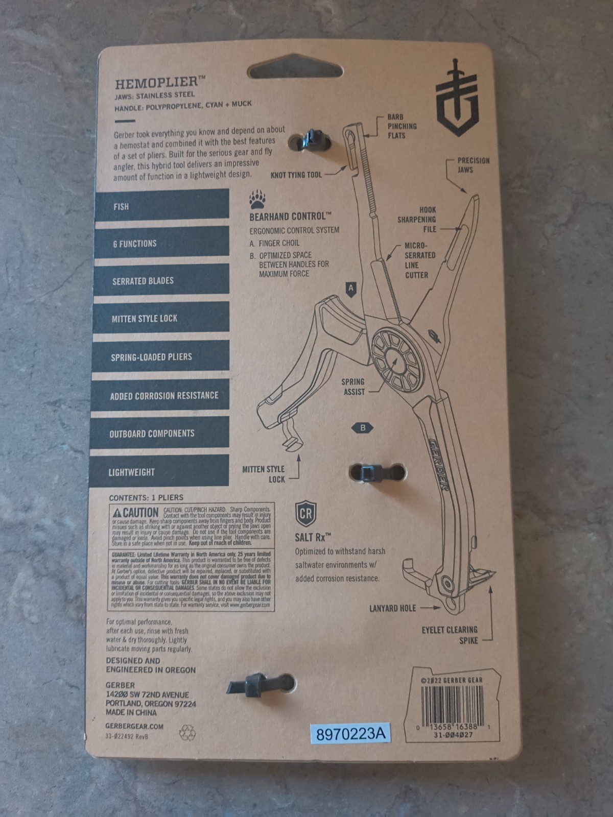Gerber Hemoplier Hybrid Tool Cyan – NEW