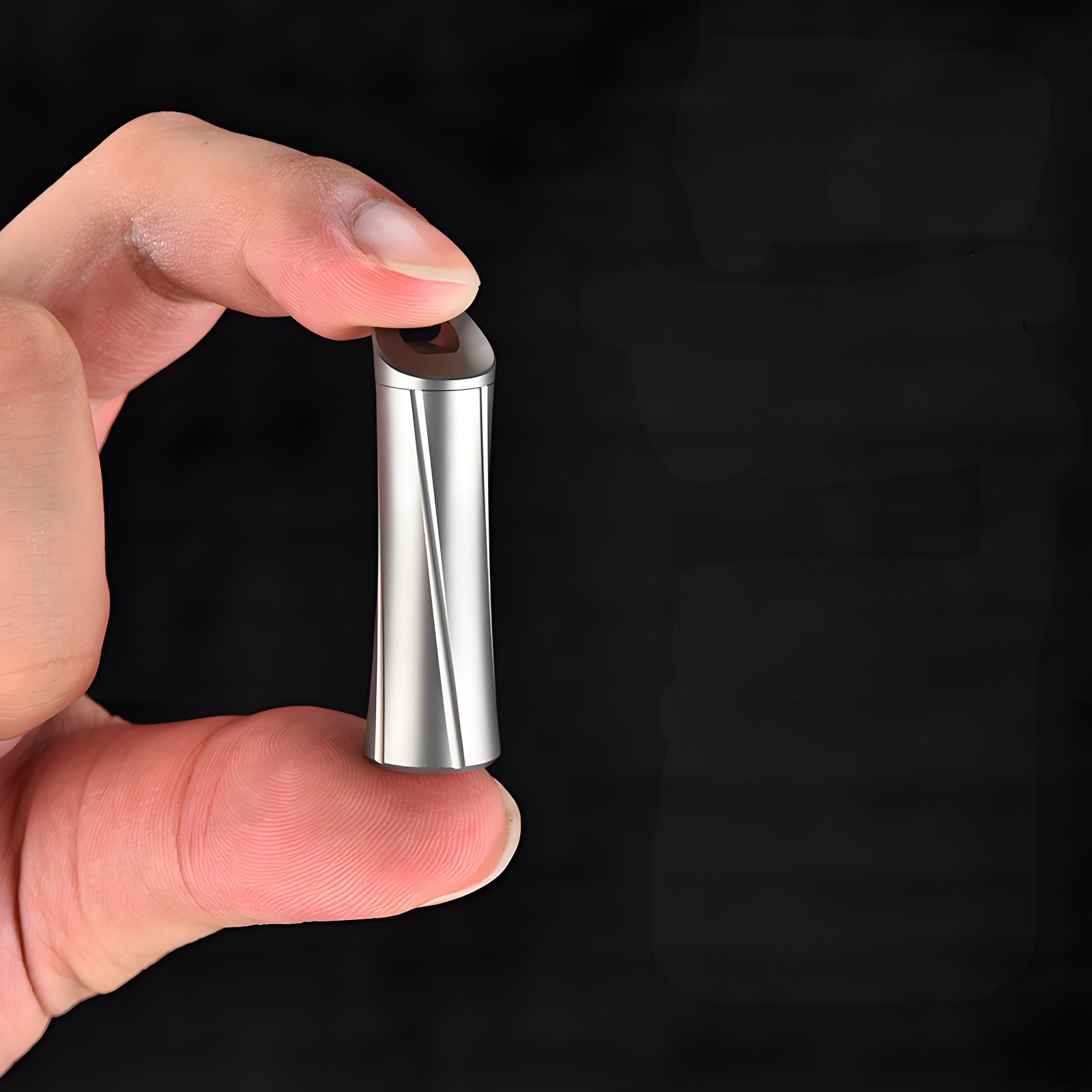 Titanium Alloy Mini Waterproof Capsule Pill Box Outdoor Portable Container EDC