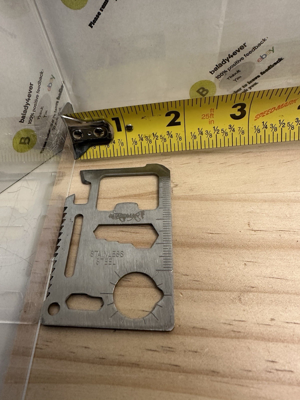“GUARDMAN” Branded 11 in 1 Survival Pocket Credit Card Multi-tool (MSRP $48)