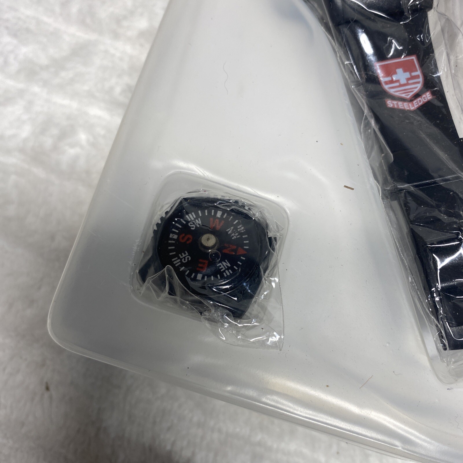 3 STEELEDGE WATCH SET. NEW OPEN BOX WATCH COMPASS AND MULTITOOL