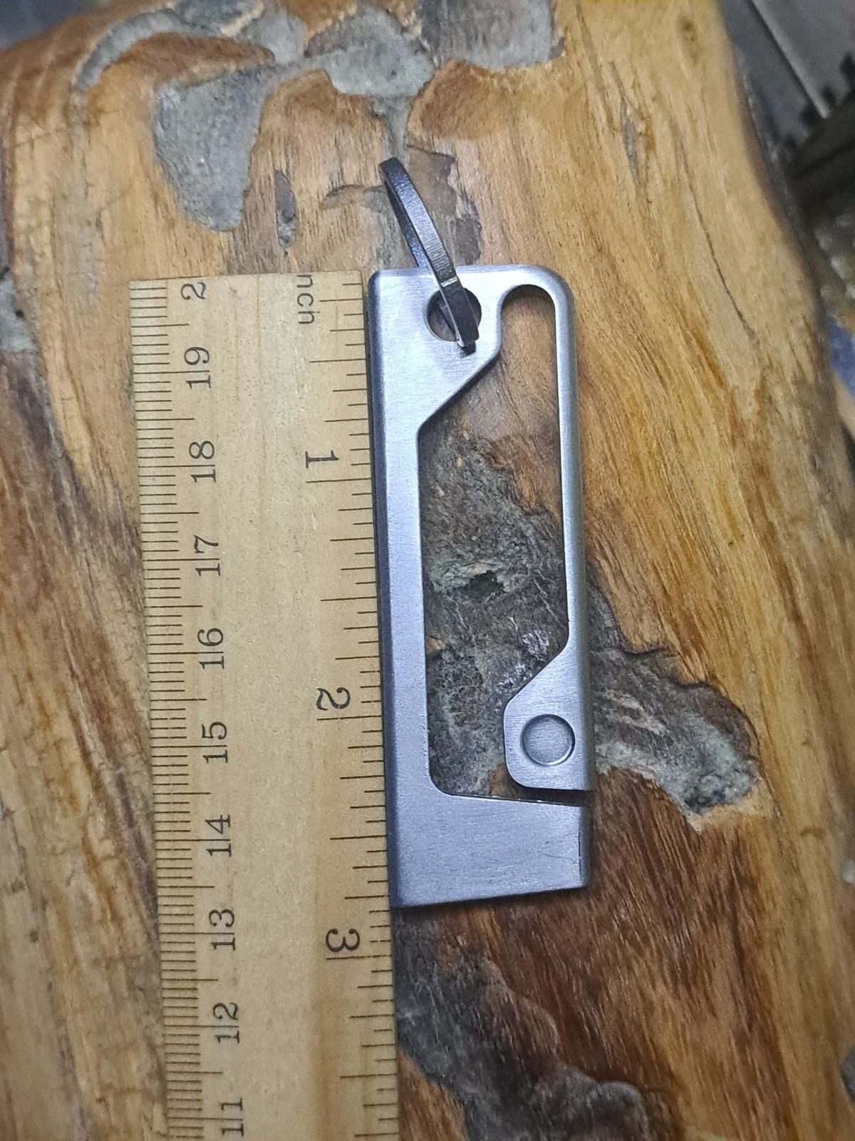 Stainless Steel Minimalist Keychain Utility Knife