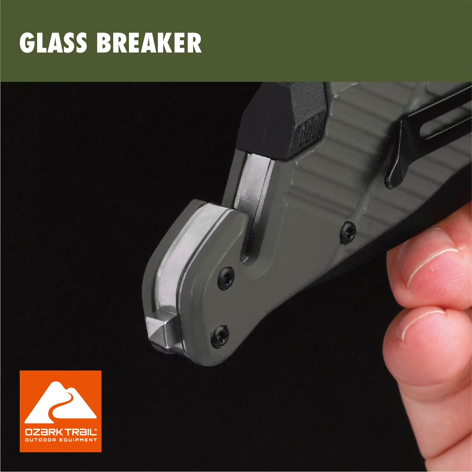 Ozark Trail 7-in-1 Stainless Steel Multitool Knife with Screwdriver