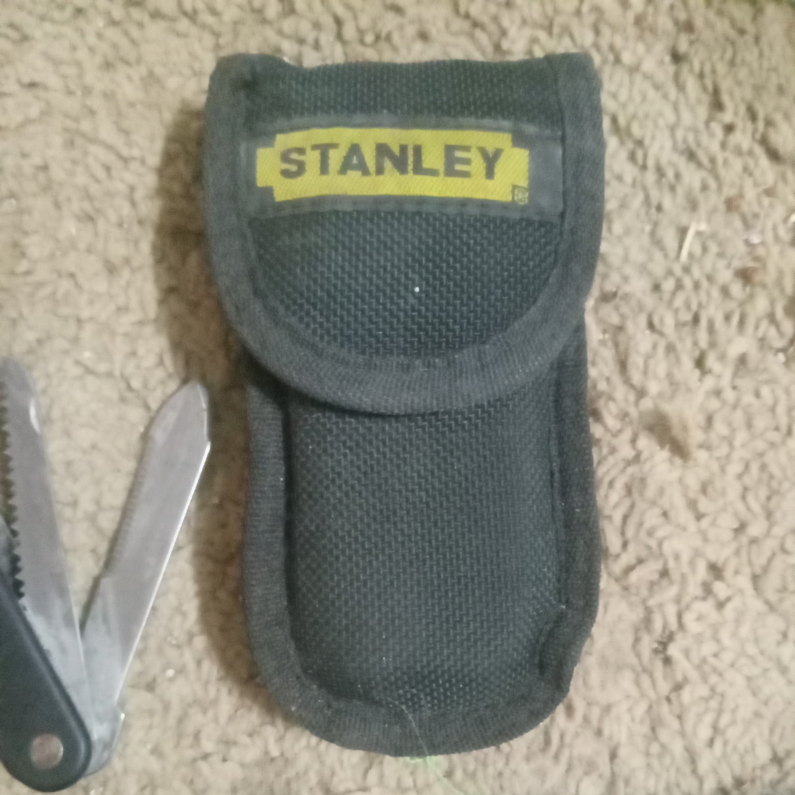 STANLEY 74-438 Folding Pocket Shears Multi Tool Stainless with Sheath