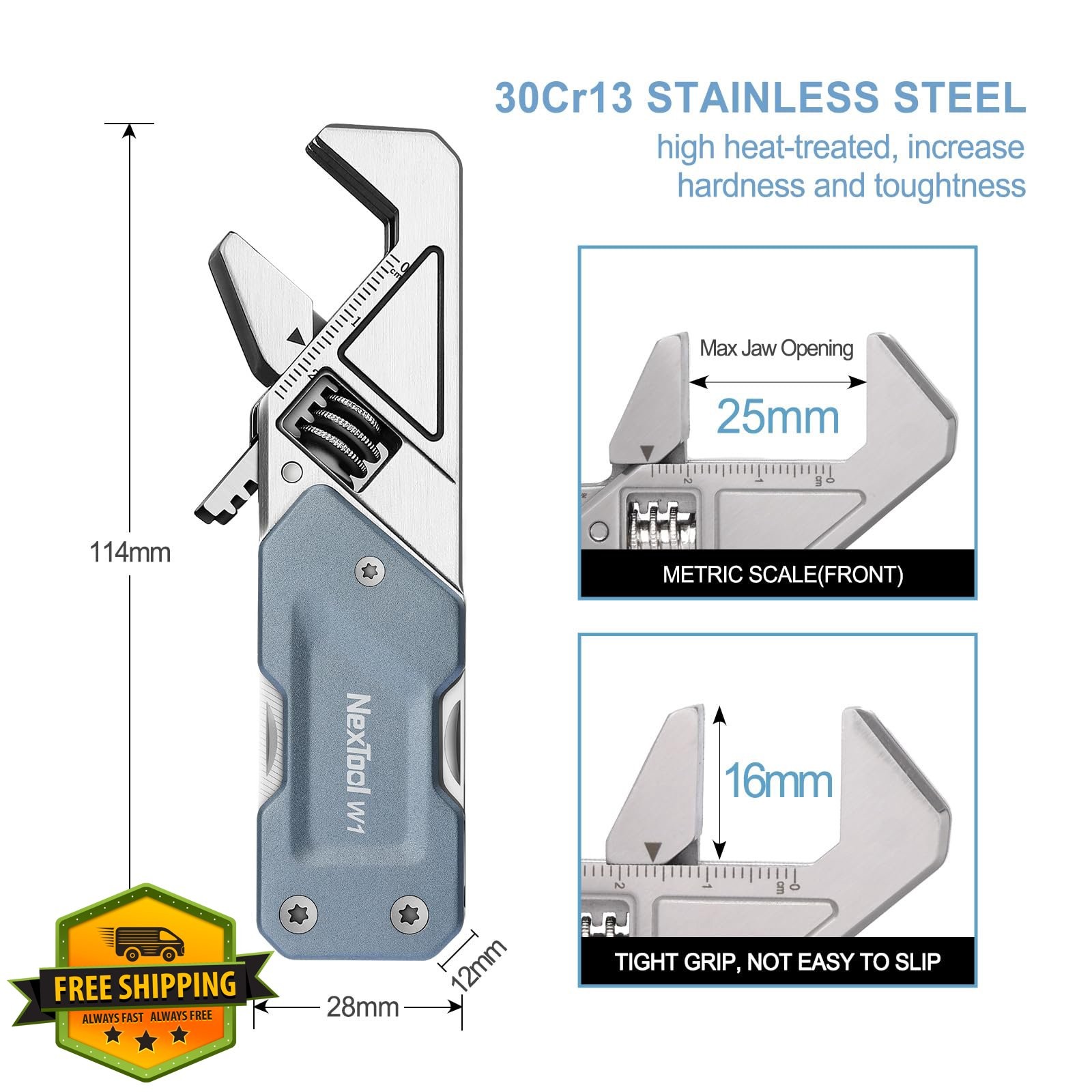 NEXTOOL 6-in-1 EDC Multitool