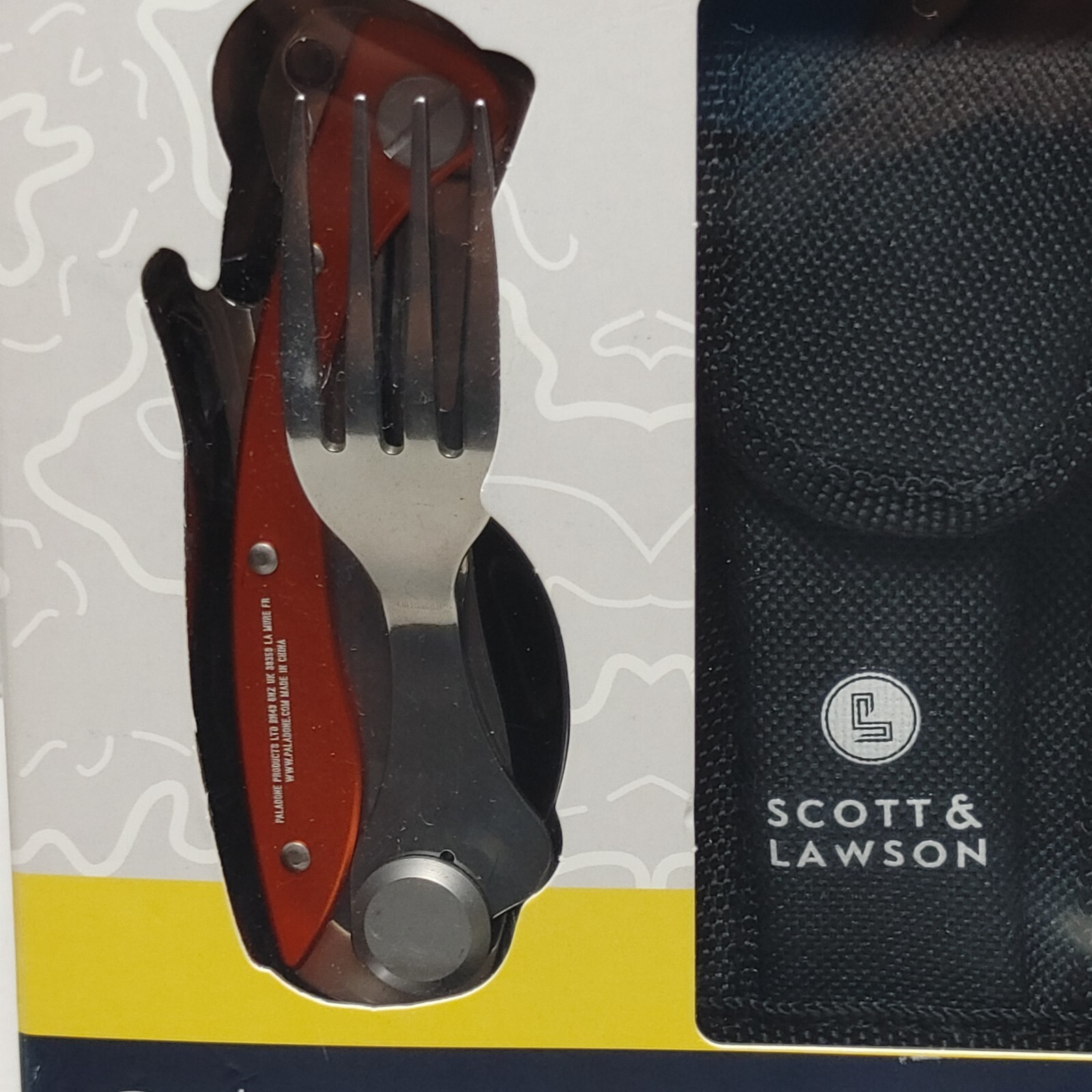Happy Camper Cutlery Multi Tool 3 In 1 Eating Utensil Outdoors Scott & Lawson