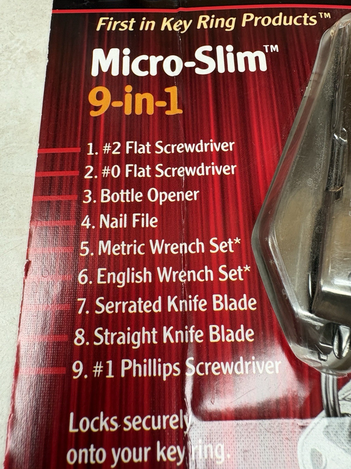 SWISS + TECH Micro-Slim 9 in 1 Multi Tool Stainless Steel (MSCSSS)