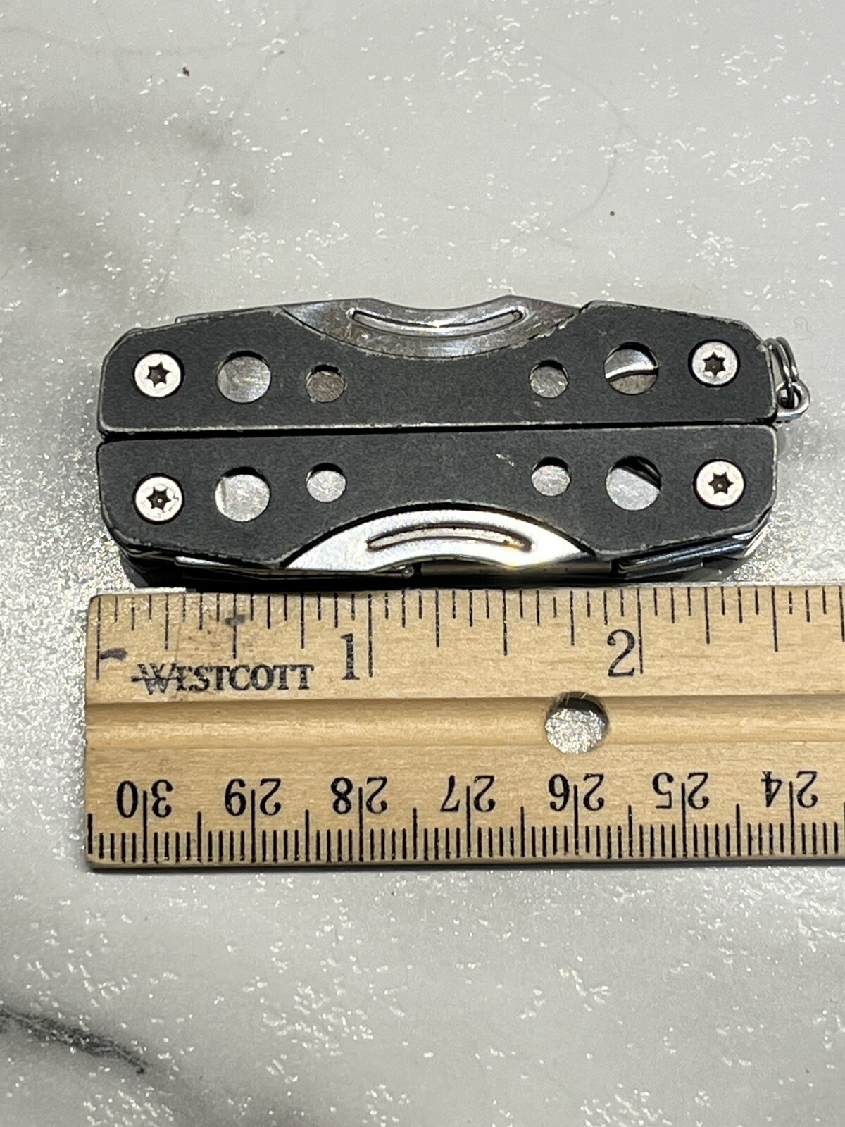 Gerber Clutch Gray Mini Multi Tool Needle nose Plier Wire Cutter Knife File