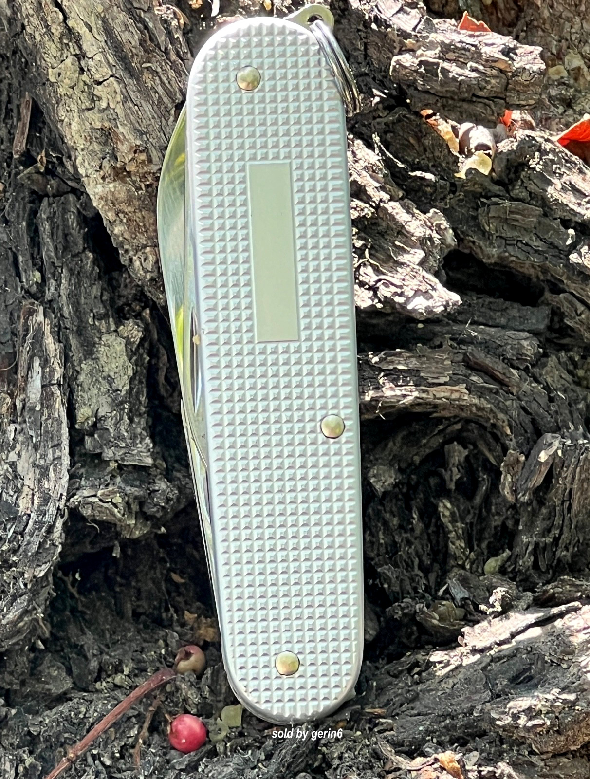 Swiss Army 84mm Knife, Silver Alox Cadet Victorinox 0.2601.26 New In Box
