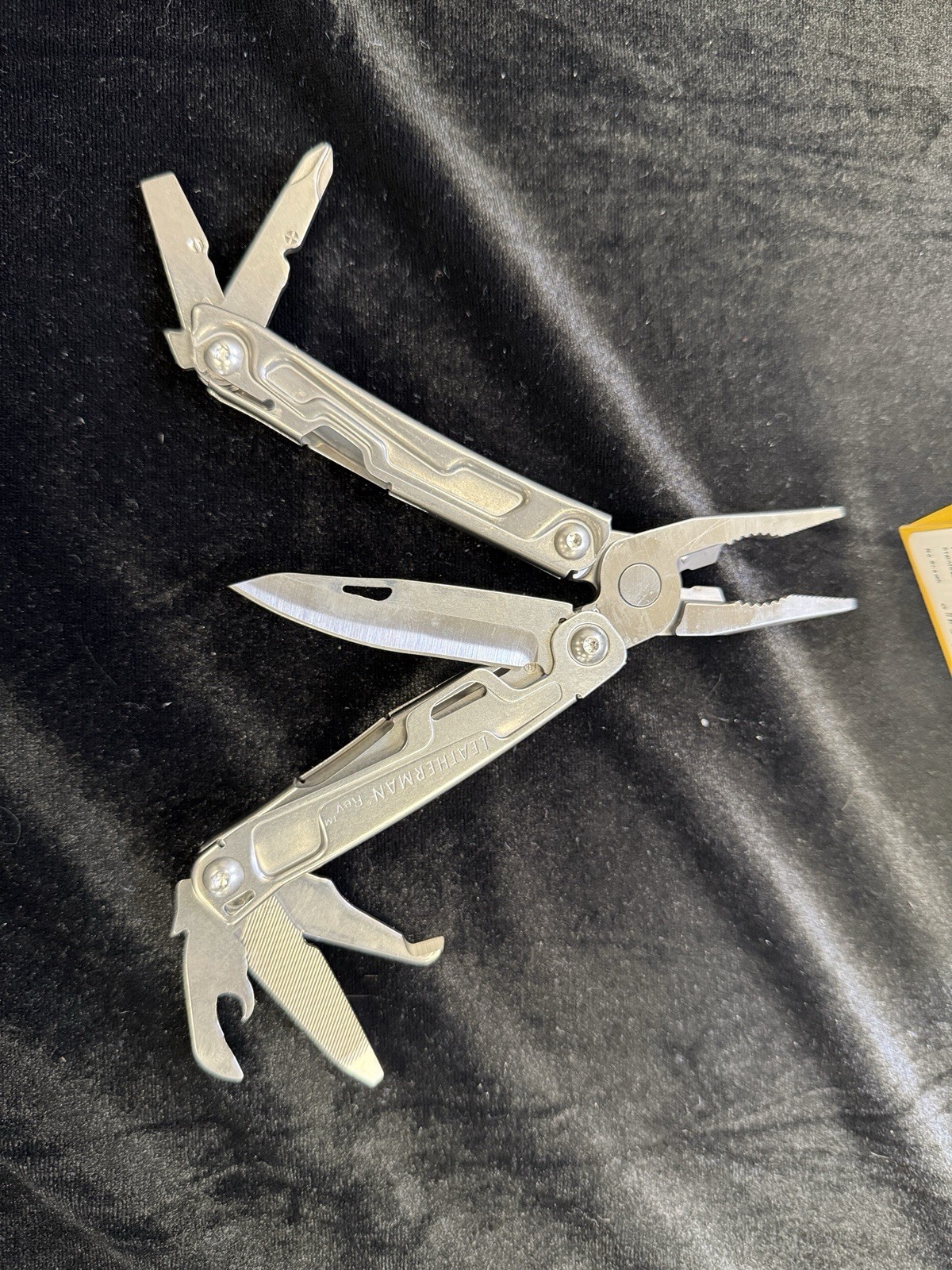 Leatherman Rev Stainless Multi-Tool NIB Engraved Display Model