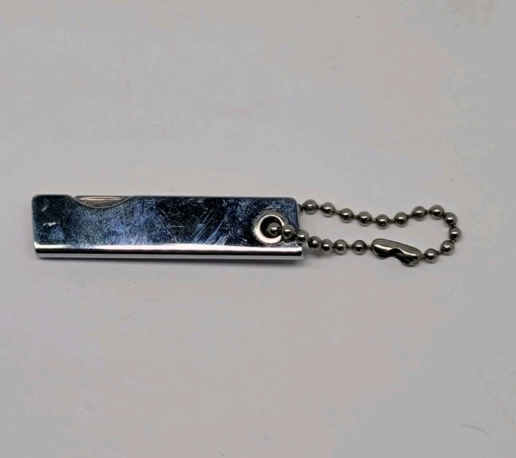 Vintage Multi Tool Keychain Pocket Knife USA Liter “Sunny” Sunshine Premium Beer