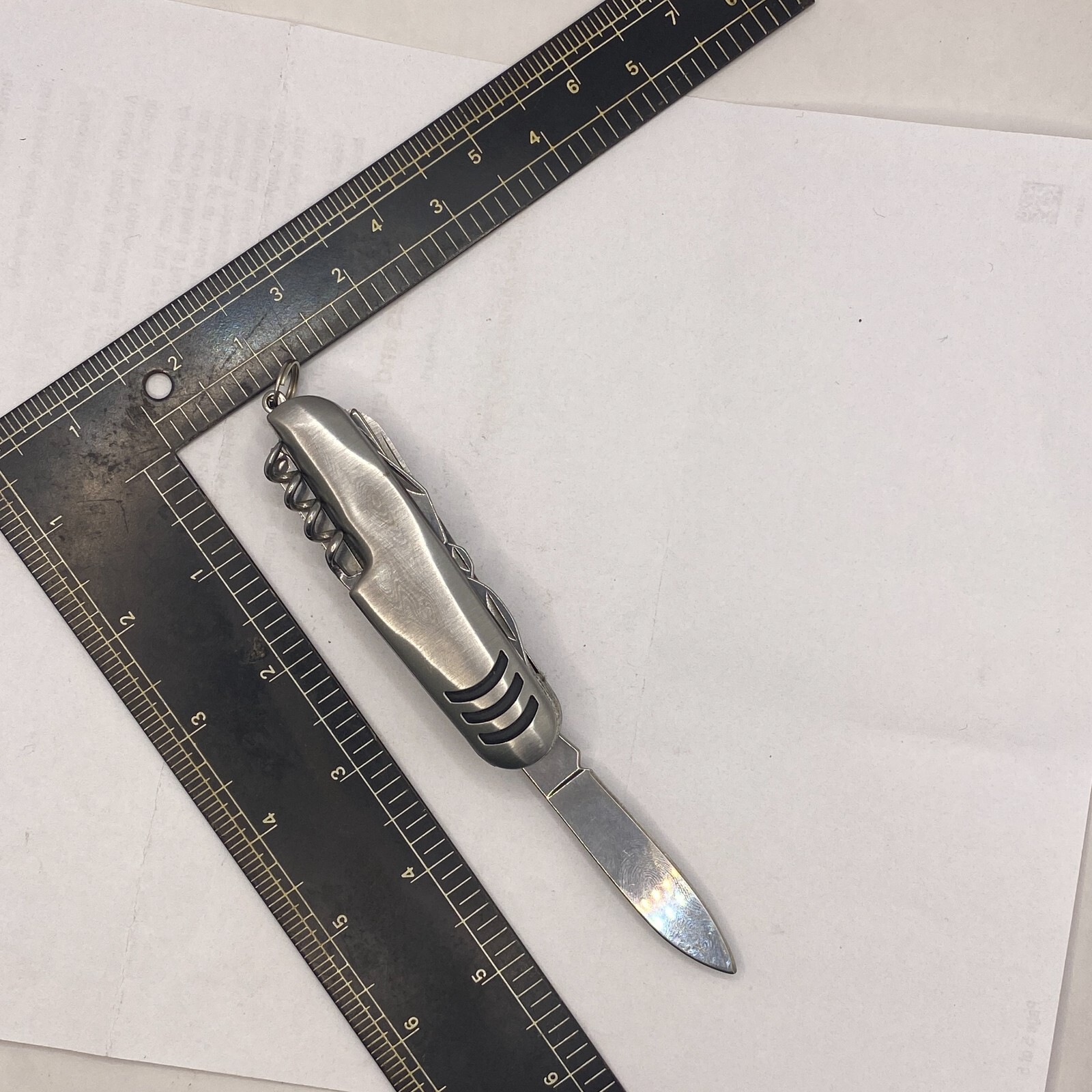 Multi-Function Camping and Survival Pocket Knife Tool 10 Functional STAINLESS 🔔