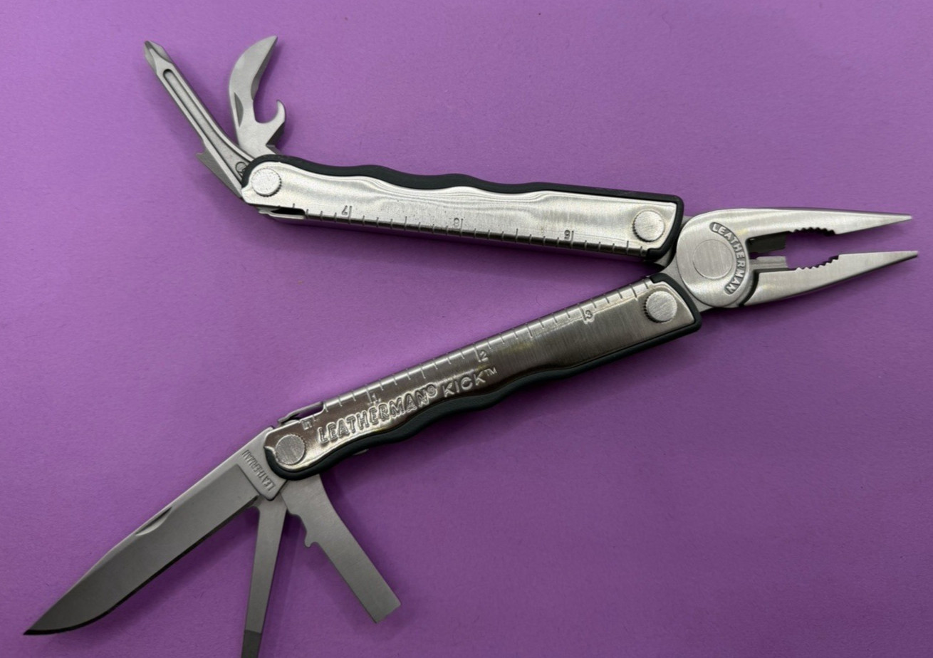 Leatherman Kick Multi-Tool With Nylon Sheath, Knife, Pliers, Retired