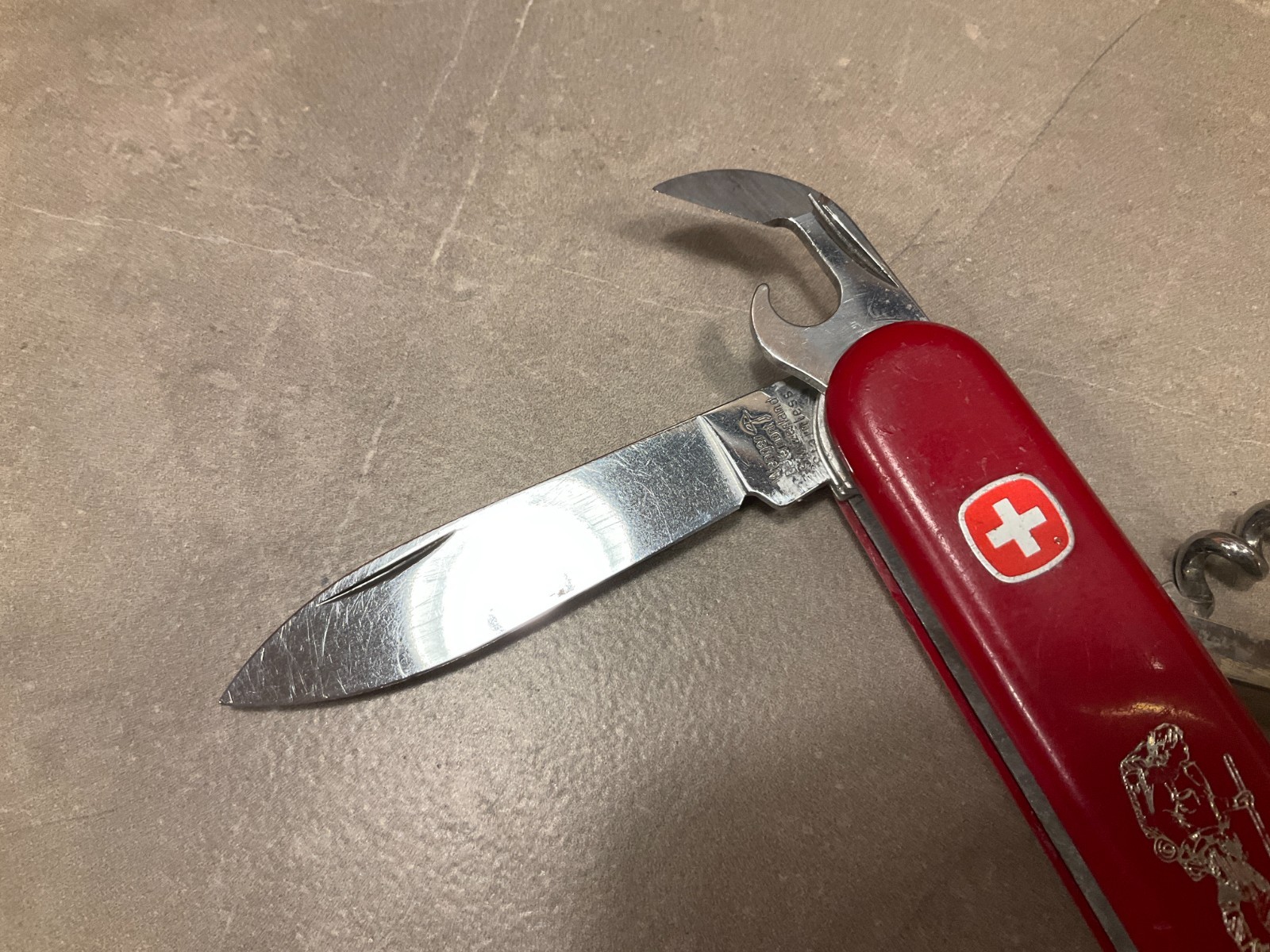 Vintage – Wenger Genuine Swiss Army Knife – Pathfinder – 9 in 1 tool – Rare