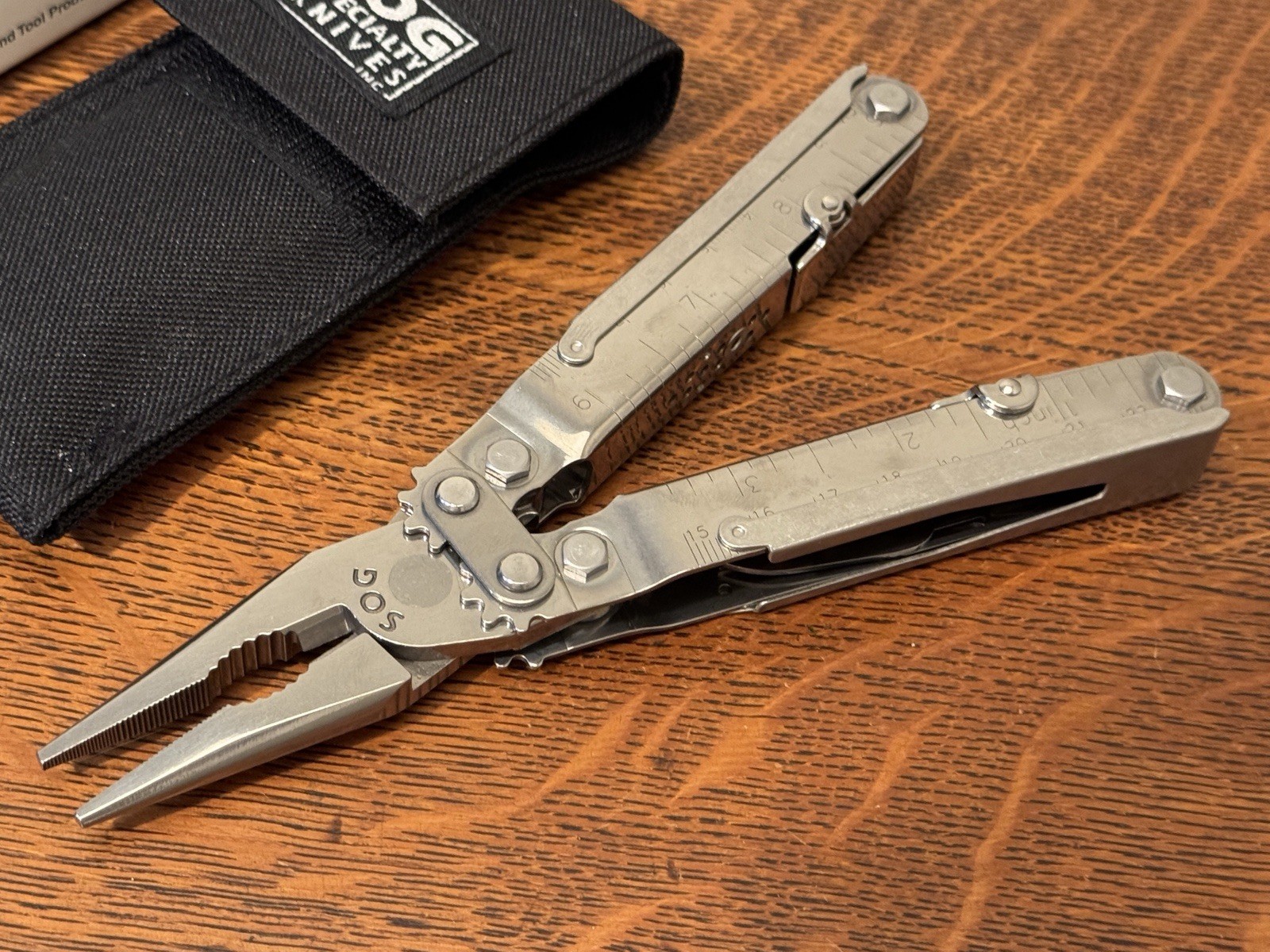 VINTAGE EARLY SOG POWER LOCK S60 UNUSED IN BOX/CASE MULTI TOOL KNIFE LYNNWOOD WA