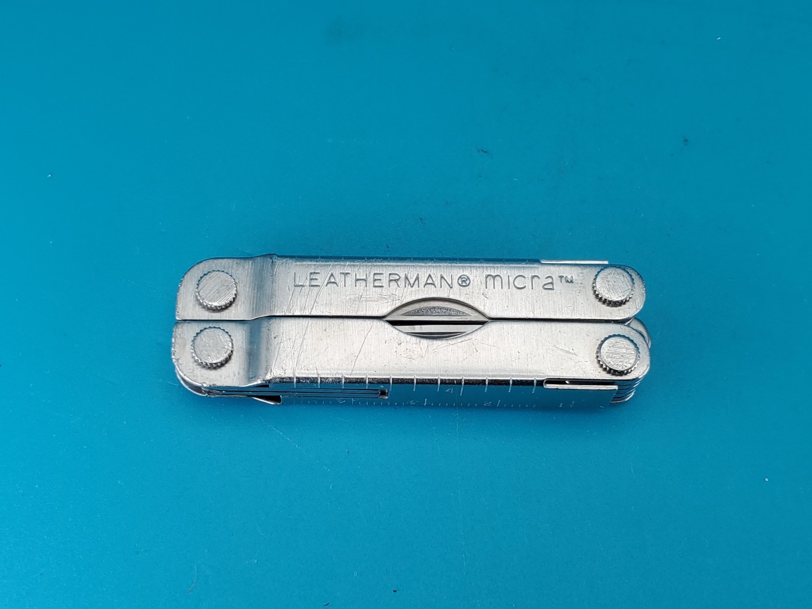 Leatherman Micra Multi-Tool, Knife, Scissors, Key Ring, Stainless!