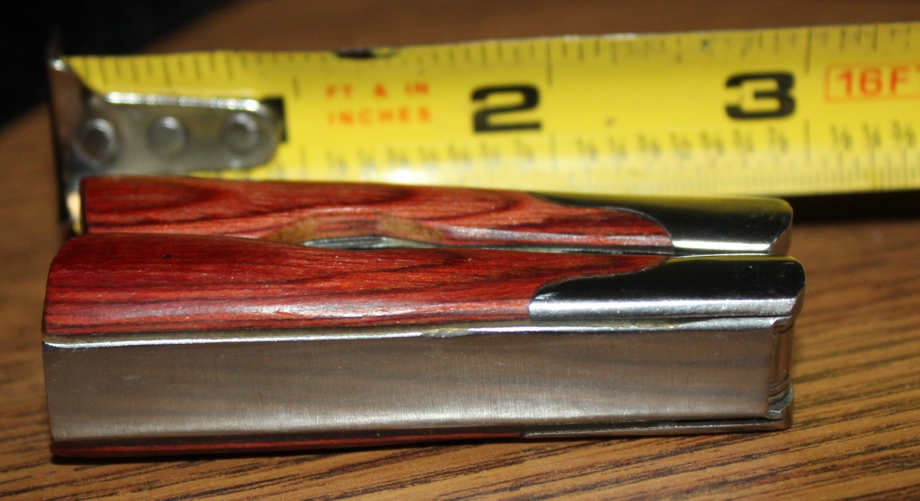 Sheffield 9 In 1 Wood Grain Handle Multi Tool Knife 9 In 1 Made By Sheffield