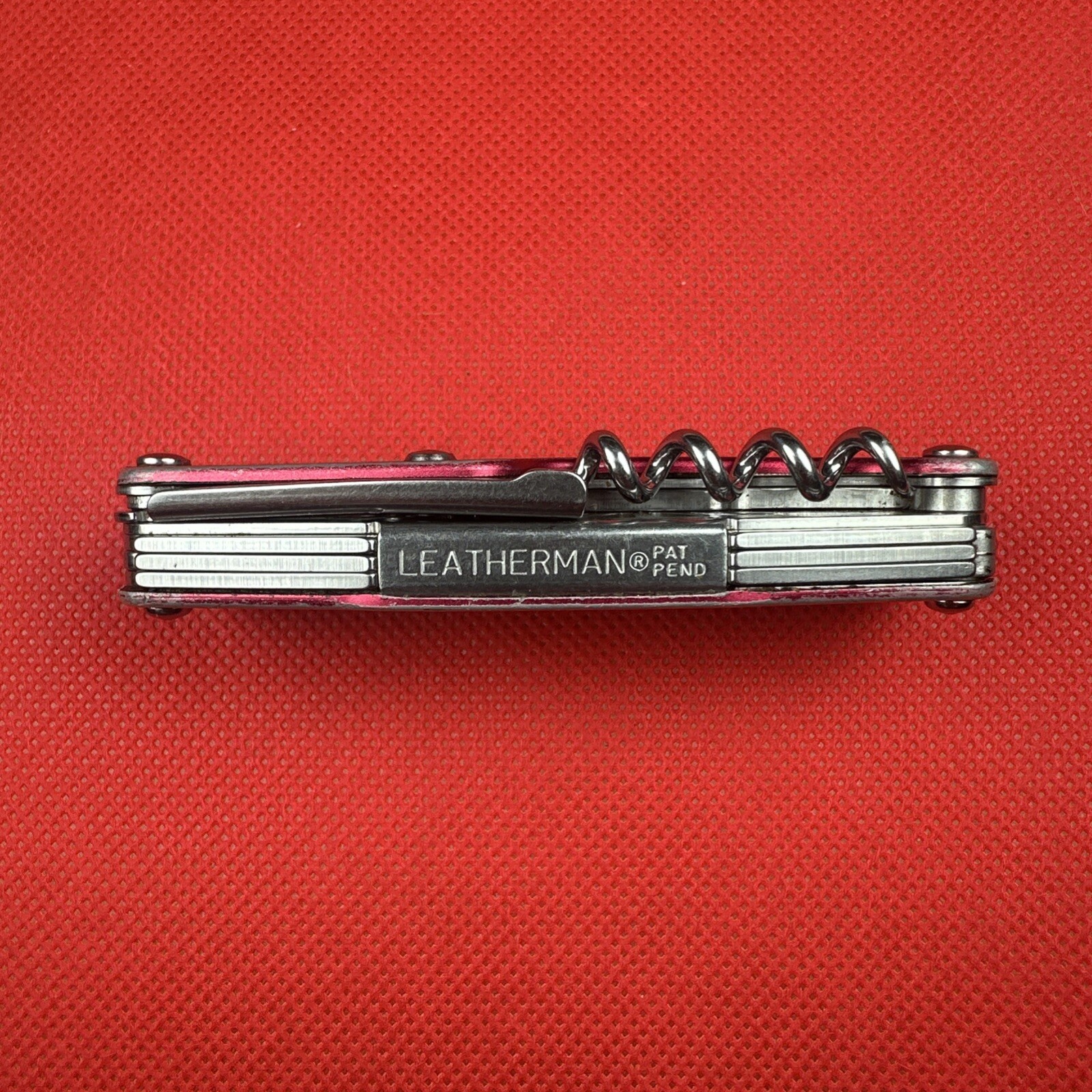 Retired Pat. Pending Gen 1 Red Leatherman Juice C2 Multitool. Great EDC!