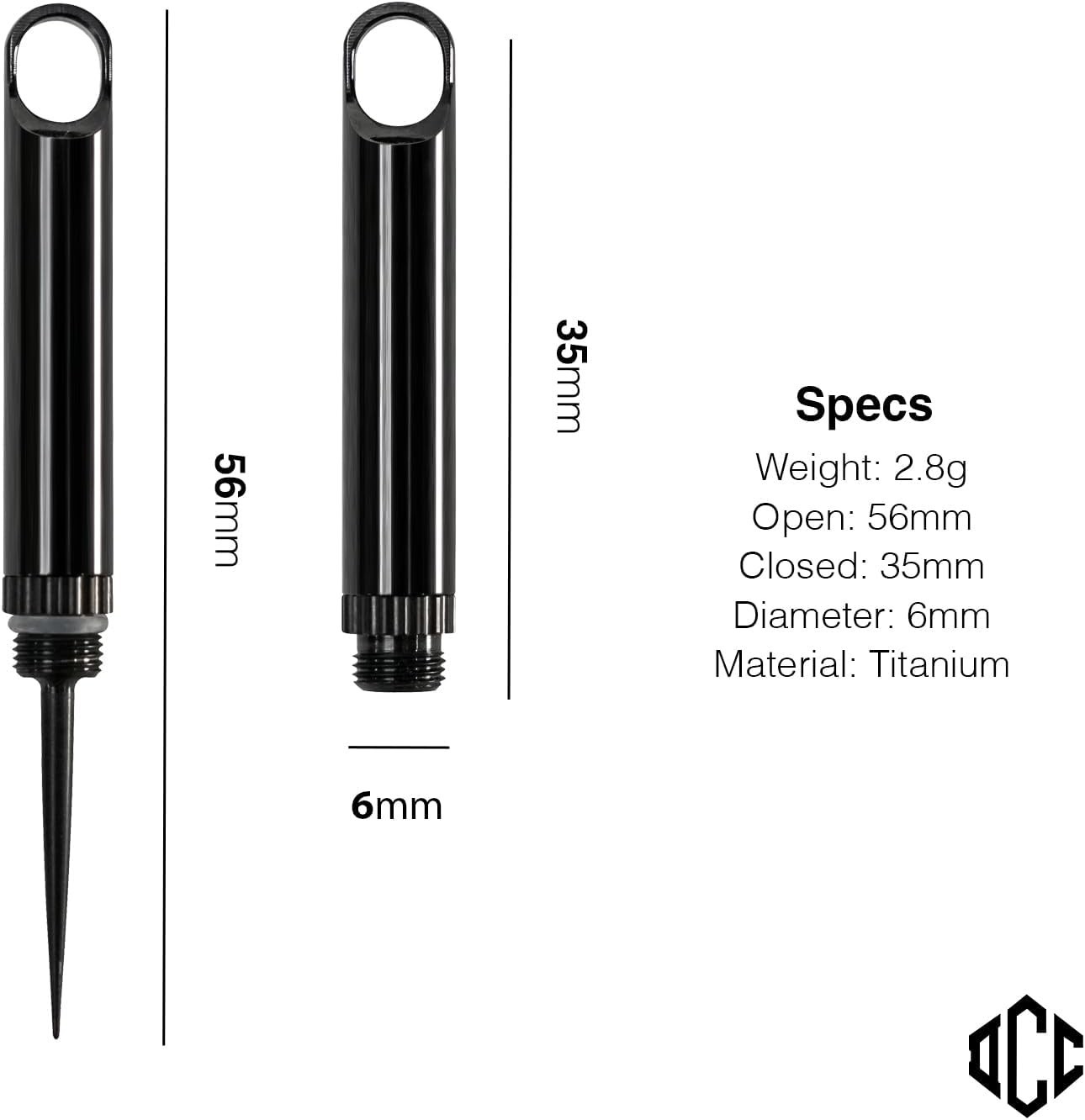 TiPick Titanium Toothpick Holder