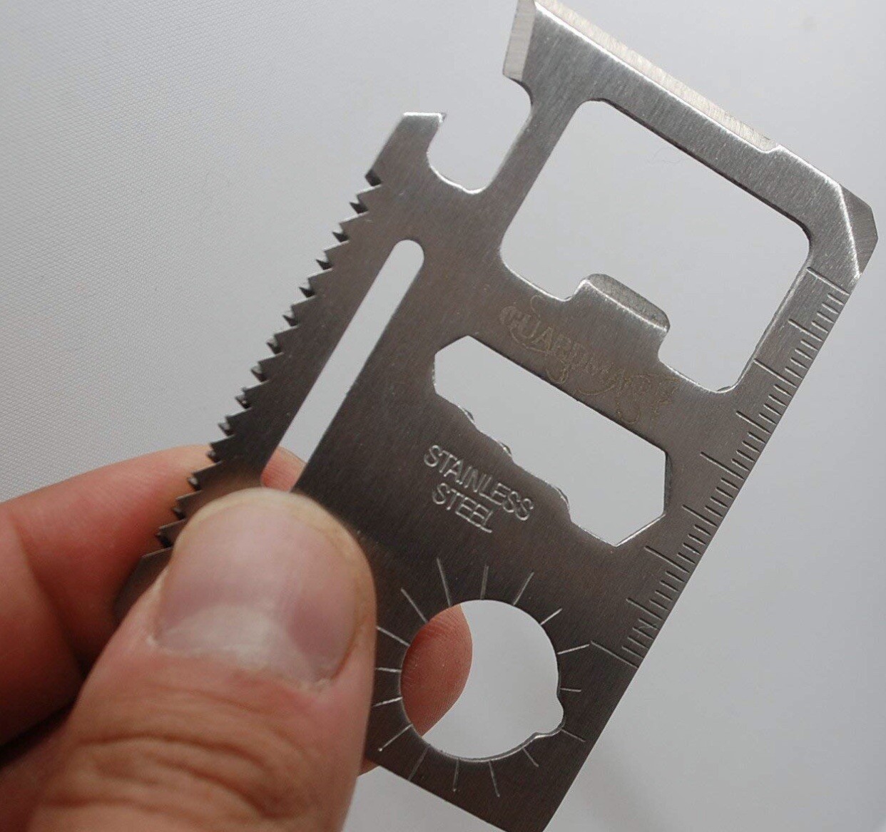 Guardman 11 in 1 Beer Opener Survival Credit Card Tool Fits Perfect in Wallet