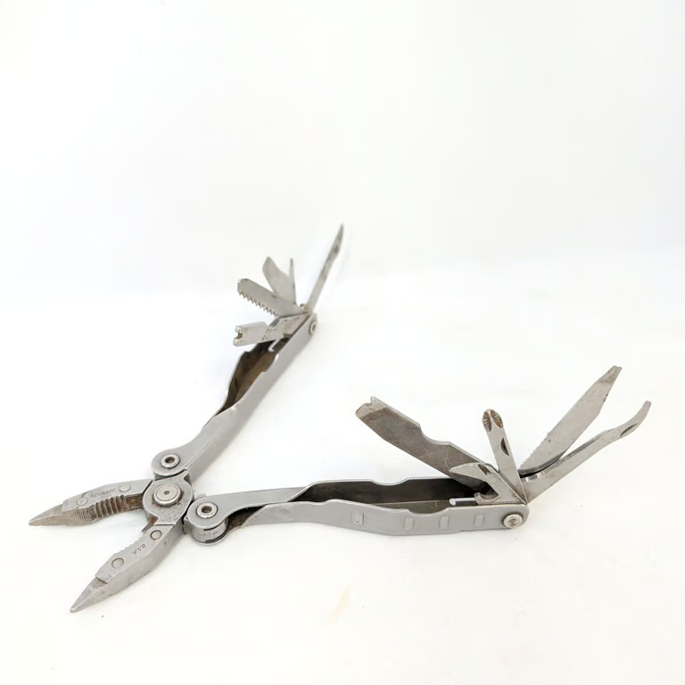 Schrade Tough Tool Multi-Tool USA Made Vintage Pliers Stainless PAT PEND Silver