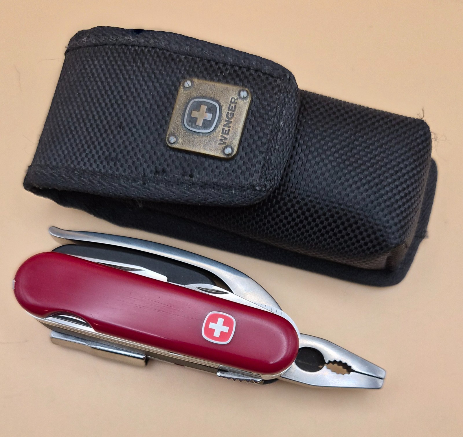 Wenger POCKET GRIP MINI GRIP Swiss Army Knife BLUNT-NOSE – Good Condition