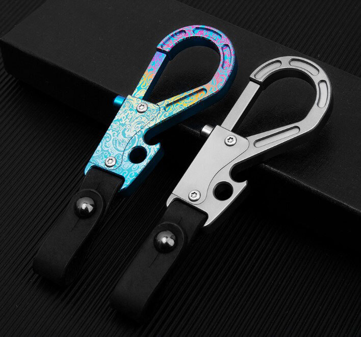 Titanium Alloy Keychain Bolt Action Key Pendant Outdoor Opener Portable Tool