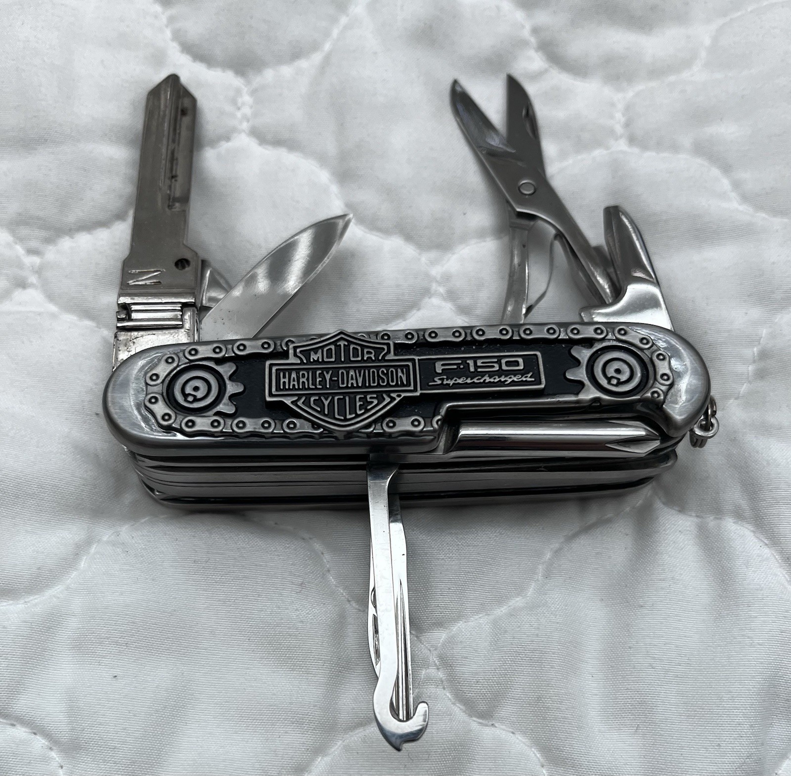 Harley-Davidson F-150 Supercharged Multi-Tool Stainless Steel 7 Tools