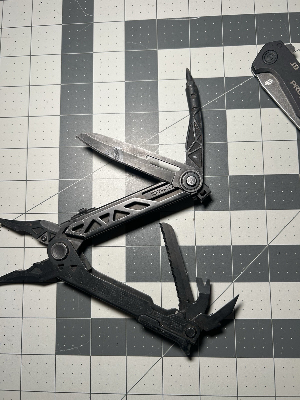 Gerber Center Drive Multi-Tool and Fast Ball Knife USA Made, And Civivi Axis
