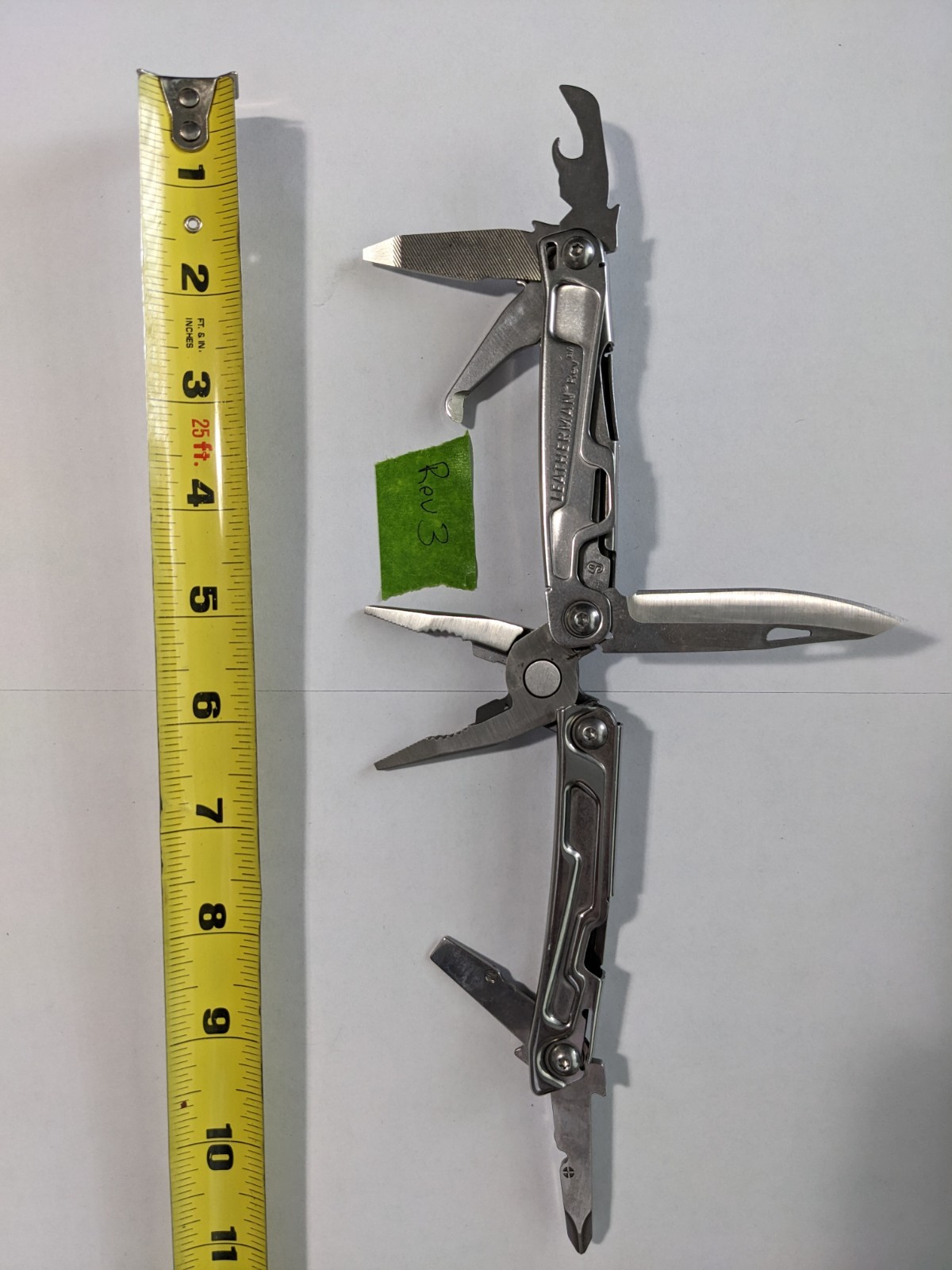 Leatherman Rev – Stainless Steel – Used – Fully Functional – FREE Shipping
