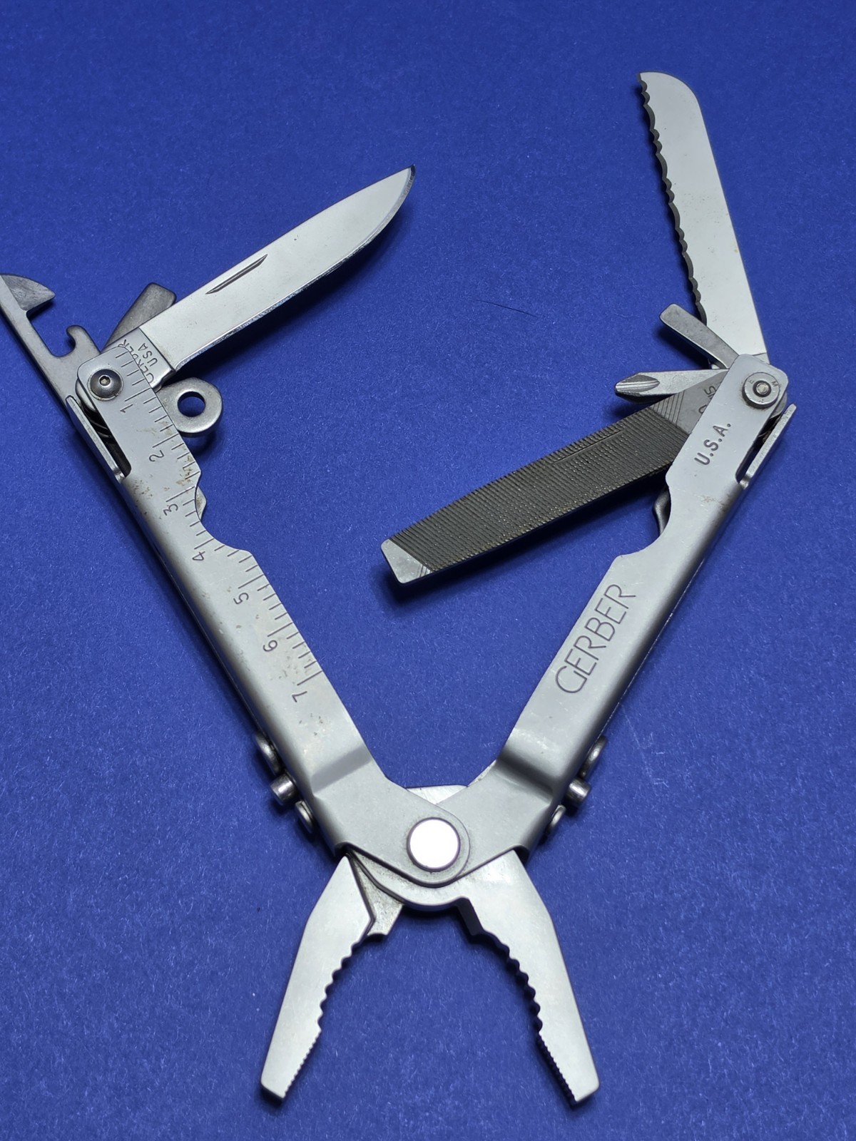 Gerber Multi-Plier Retractable Mr Pinchy Jaws MP600 w/Sheath 1991 Retired Rare
