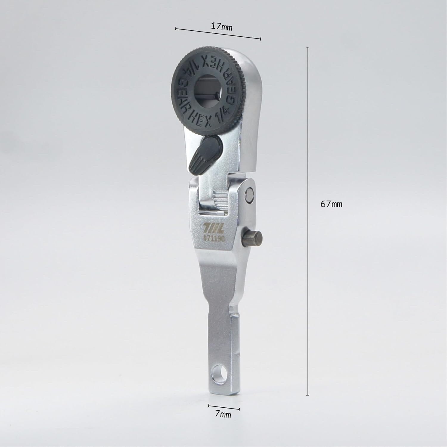 711L Flat End Flex Head EDC Ratchet Wrench – US only