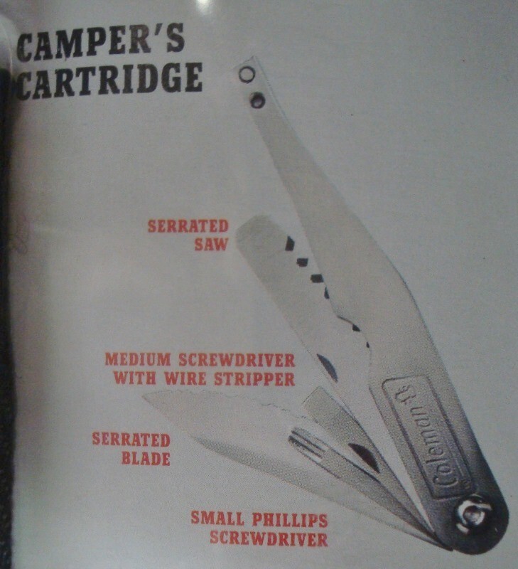 1 VINTAGE COLEMAN MULTI TOOL NEW in ORIGINAL FACTORY PACKAGING, with CARRY CASE