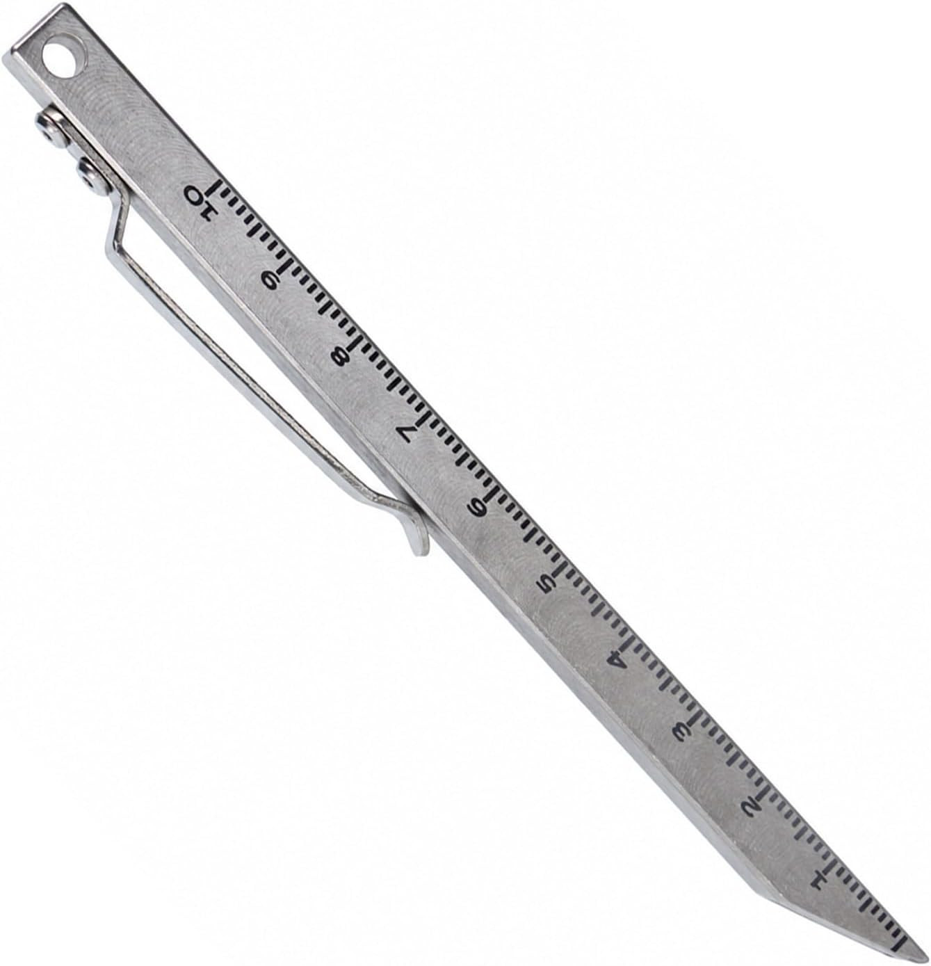 Pry Bar, Mini Pry Bar, EDC Pry Bar, Long Titanium Pocket Pry Bar with Stainless