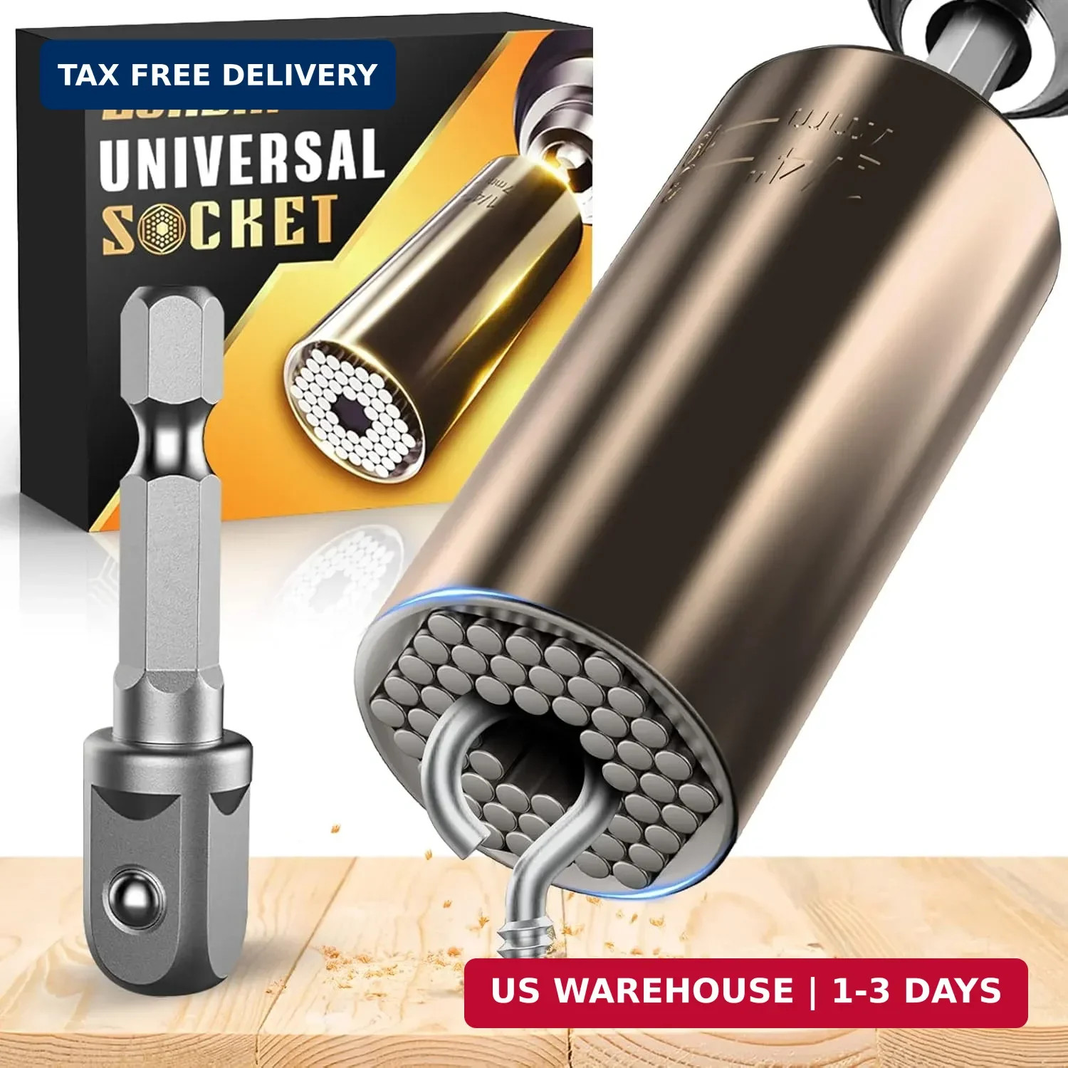 Lenski Fathers Day Gift from Daughter Wife Son Kids, Universal Socket Fathers Da