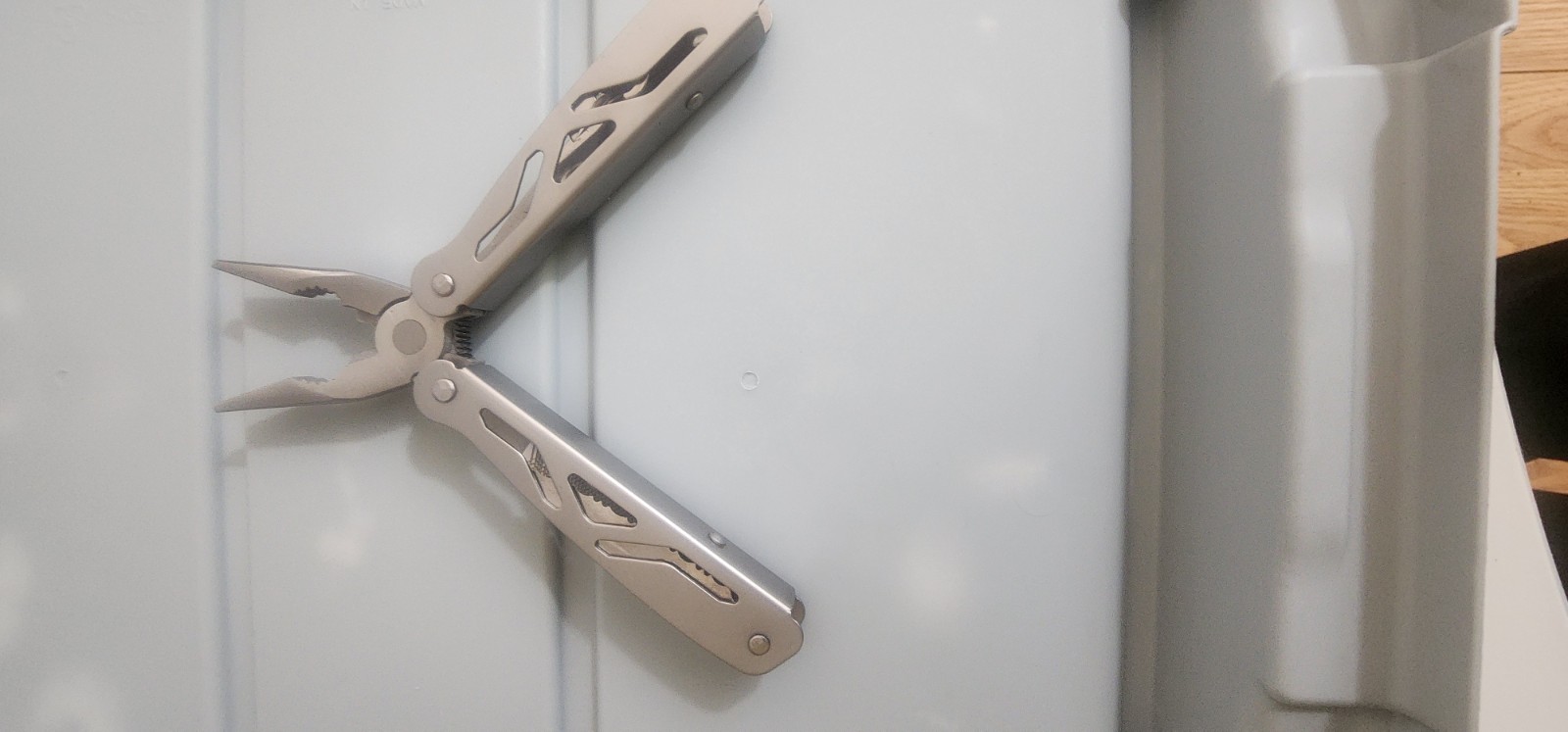 OZARK TRAIL Stainless Steel Multi-Tool W/ Nylon Belt Pouch + Wartech Knife