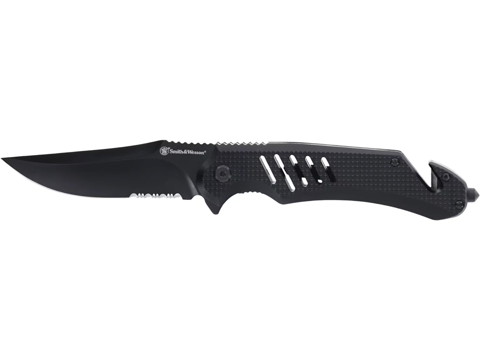 Smith & Wesson Extreme Ops 1227058 Pocket Knife 3.5″ Clip Point 7Cr13 Black
