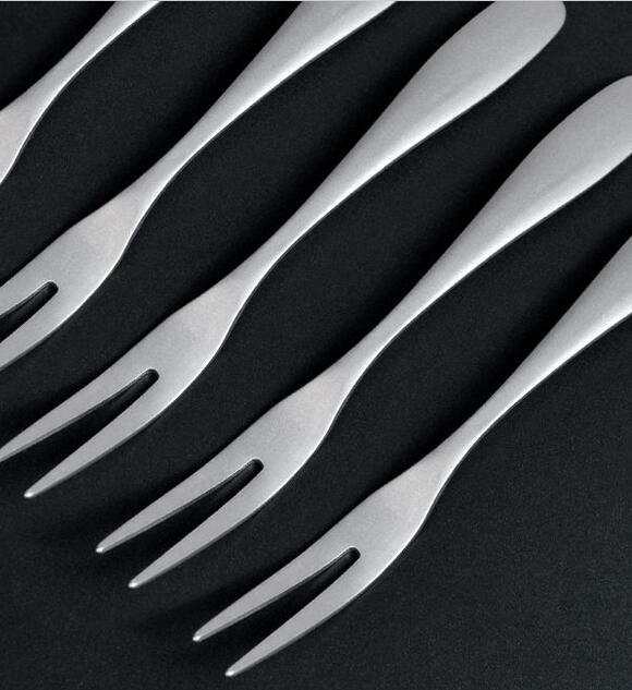 Portable healthy tableware Pure Titanium ableware fruit Fork Camping EDC Tools