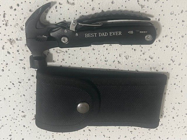 Multi-Functional life Saving Claw Hammer Car Survival Tools Black with Sheath —