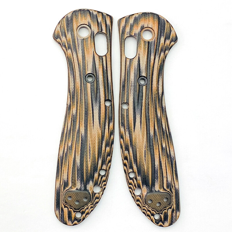 1 Pair G10 Handle Scales+Supporting Shafts for Benchmade Griptilian 551/550