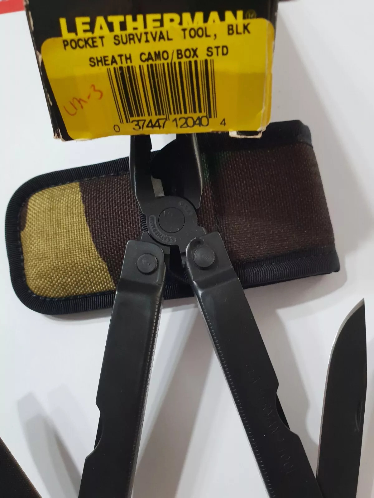 🔥 Leatherman PST Black Rare Camo Sheath Retired Multi Tool Collectable