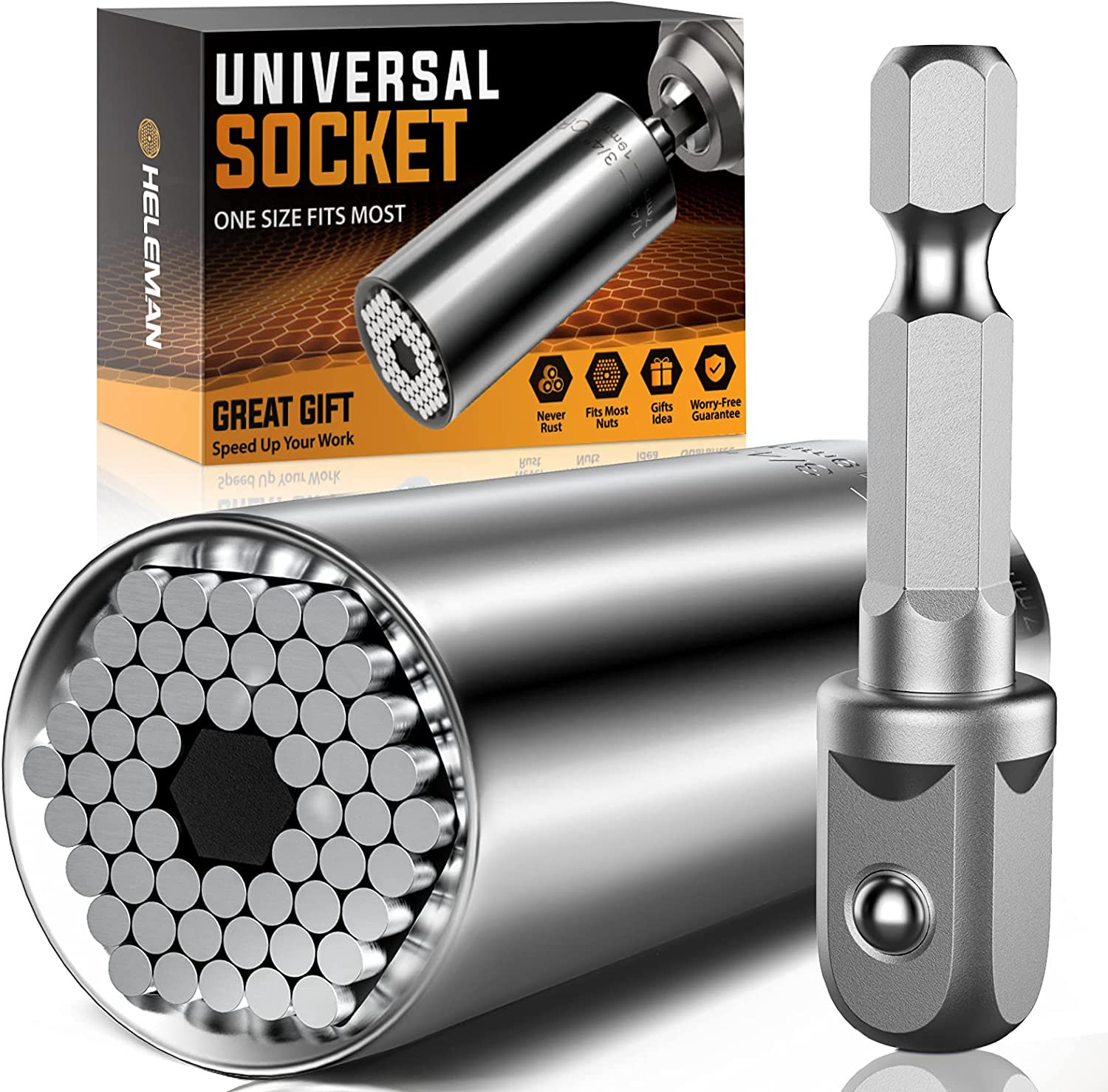 Fathers Day Dad Gifts from Daughter Son, Super Universal Socket Tools Gifts for