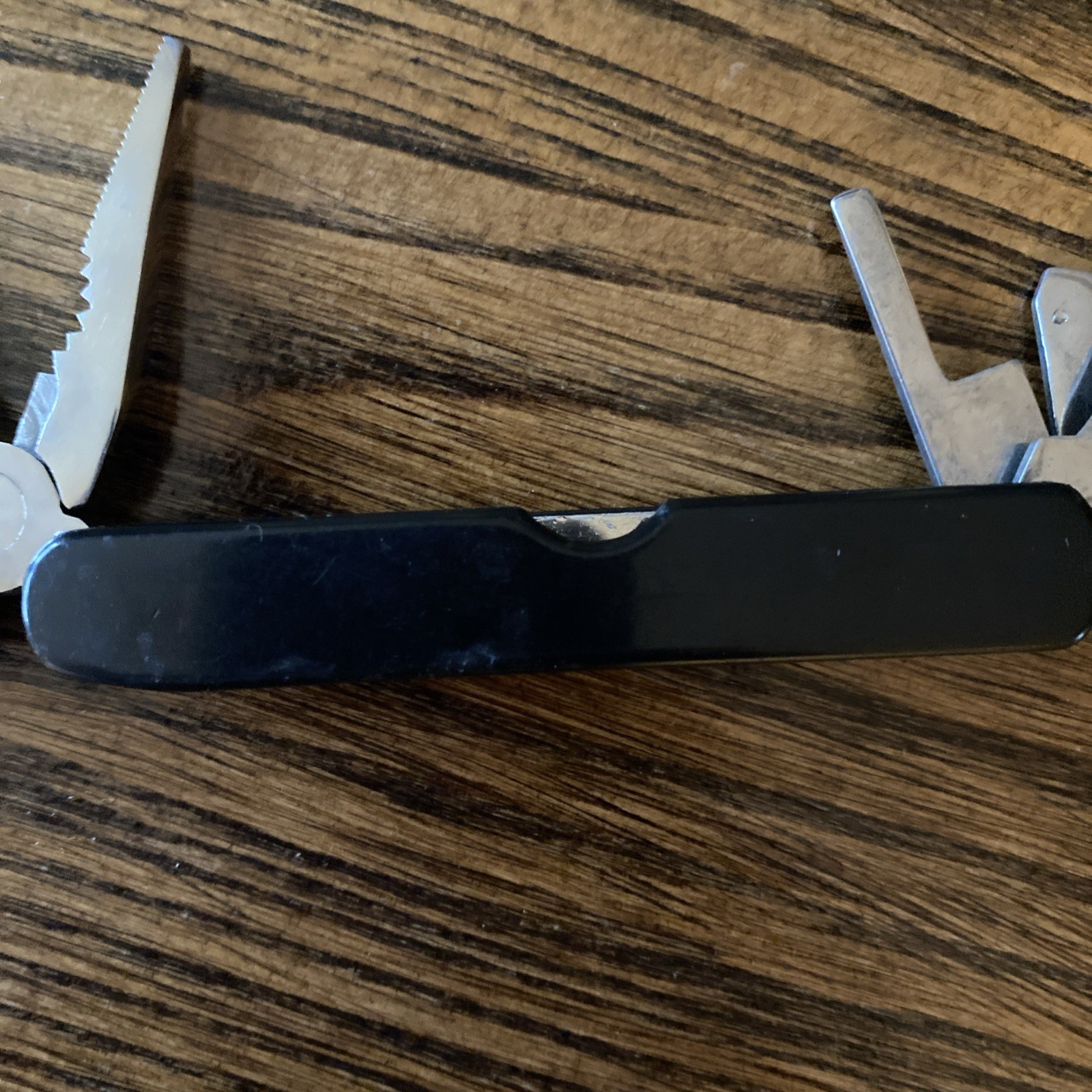 Multi-Tool Utility Pocket Knife Pliers File Ruler Screwdriver Bottle Opener