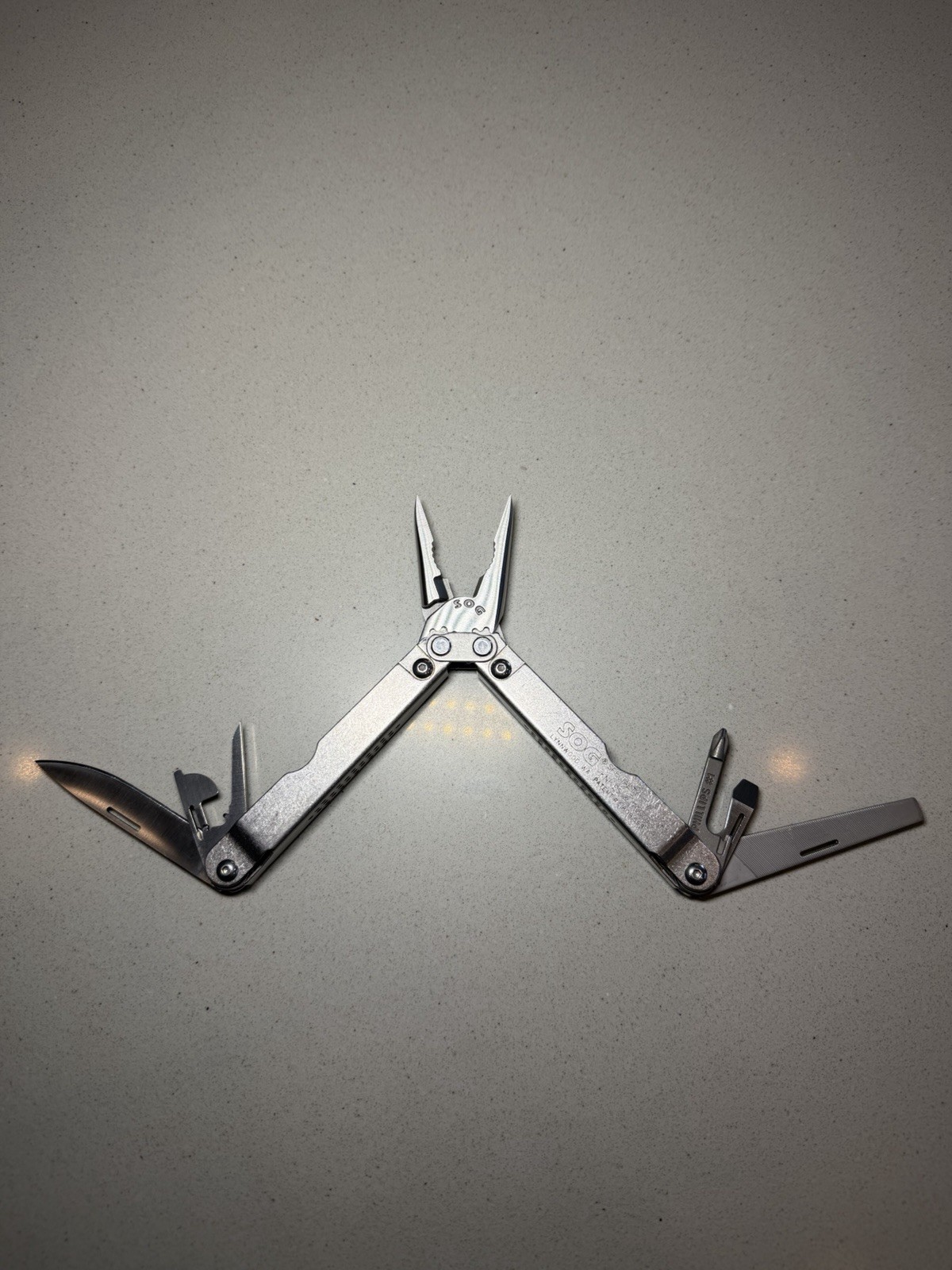 SOG Pocket Power Plier S44 Multi Tool – Discontinued – Pliers, Knife, File