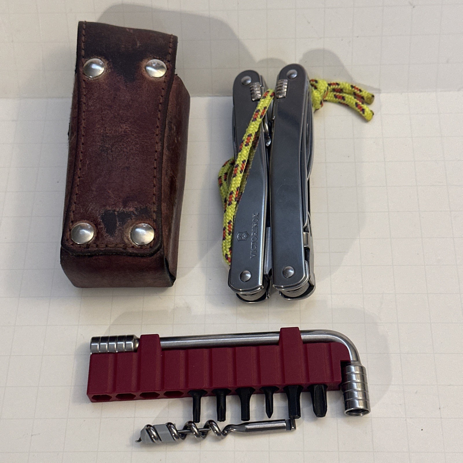 Victorinox SwissTool SPIRIT Plus Tool With Leather Pouch
