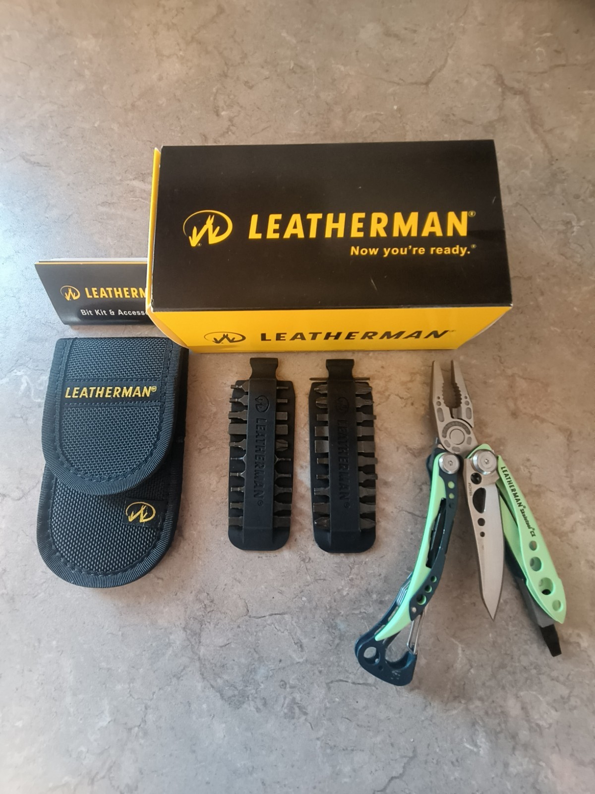 Leatherman Skeletool CX Verdant 833122 Mutli-Tool/Bit Kit/Nylon Sheath 934860