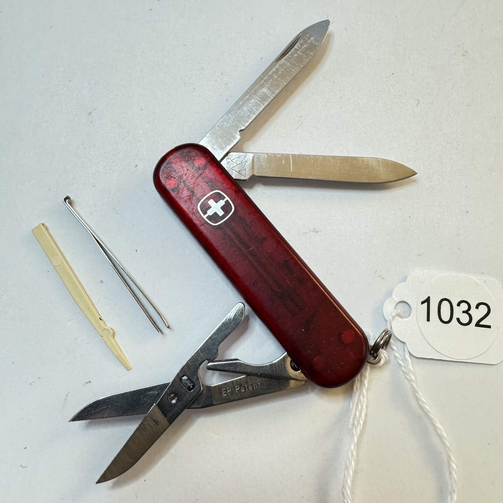 Wenger Essential Swiss Army Pocket Knife Multi Tool Eddie Bauer Logo EDC #1032