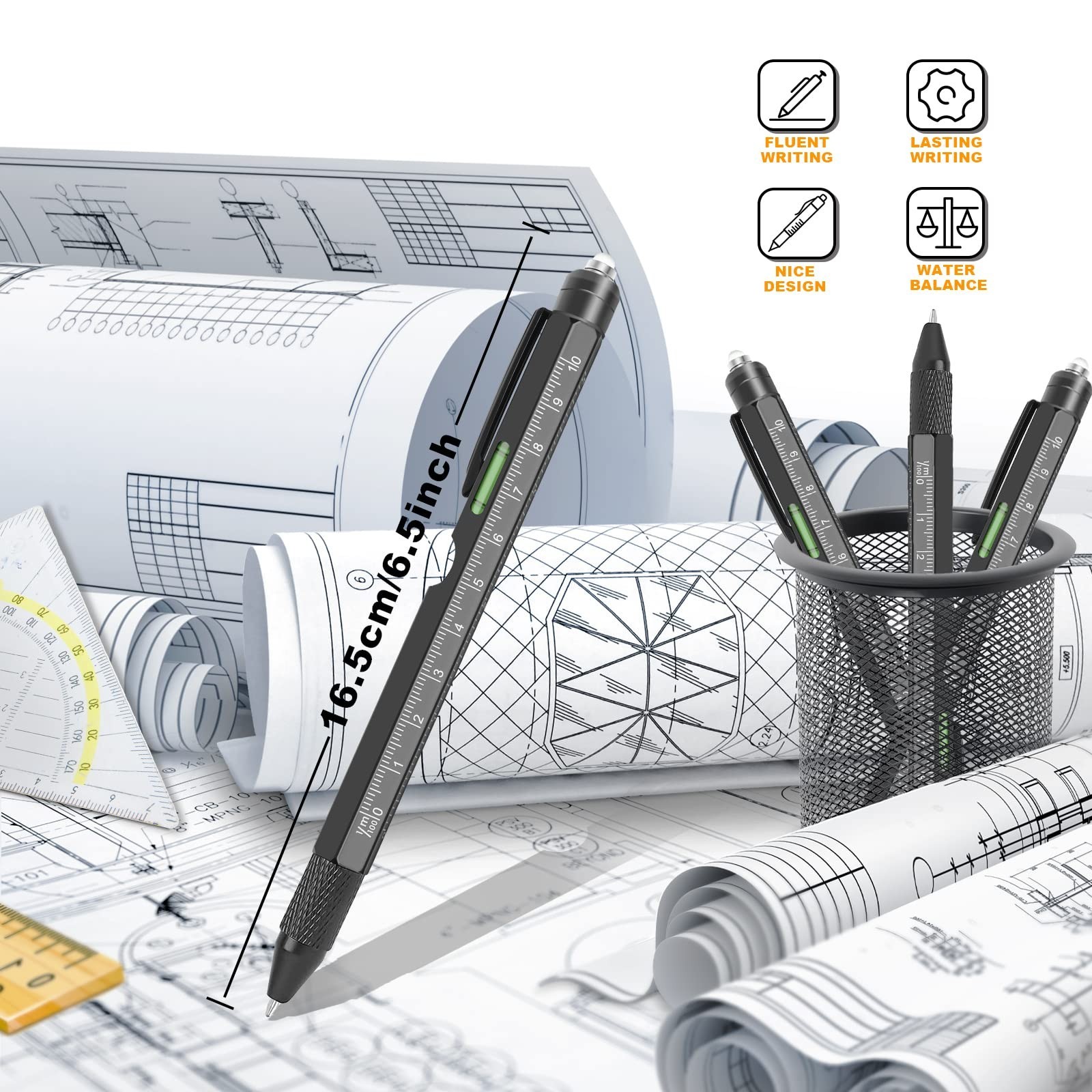 KEZKALS Dad Gifts for Fathers Day, 9 in 1 Multitool Pen Father’s Day Gifts fr…