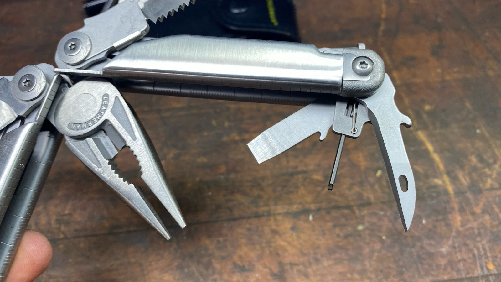 Leatherman Surge Multi-Tool With Sheath EZE Lap Stick & LED Mag Lite, Nice Shape